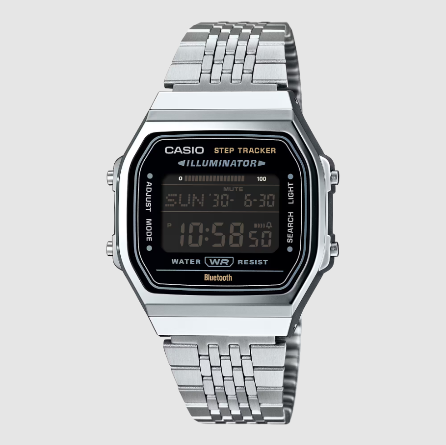 Casio Silver Chain Watch ABL-100WE-1B